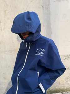 OEM 맞춤형 3m 반사 지퍼 후드티 및 나일론 트랙 팬츠 윈드브레이커 트랙수트 경량 조거 나일론 윈드치터 세트 - Product Image 5