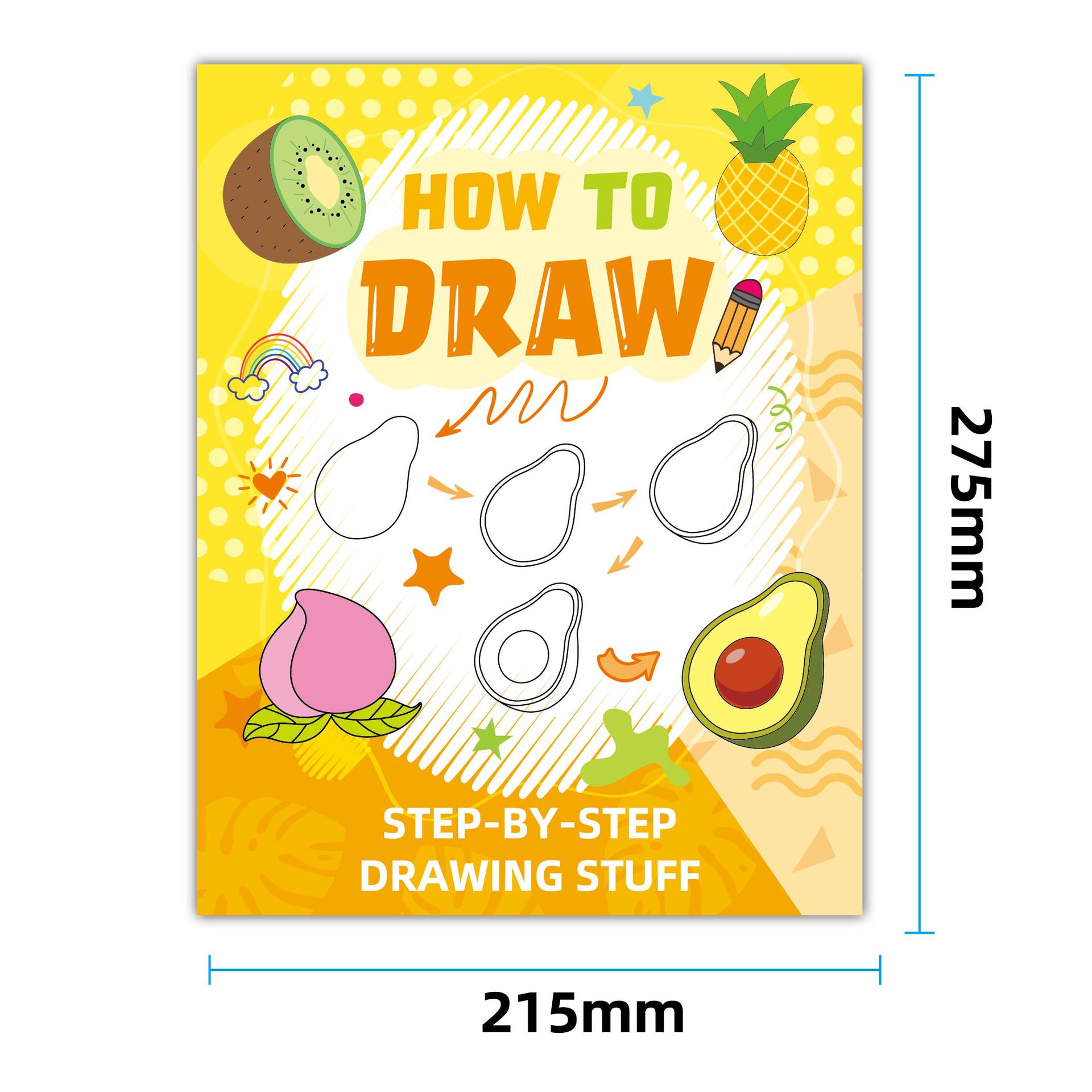 Dctz057-fruits  vegetables painting steps