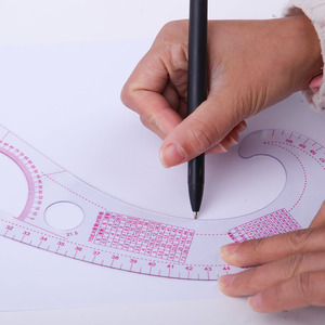 Juego de reglas de costura de PVC para Sastre, transparente, profesional, <span class=keywords><strong>curvas</strong></span> francesas, 7/9 unidades - Product Image 5