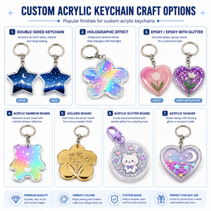 Llavero de Gimnasia Rítmica Personalizado al por Mayor, Llavero Acrílico con Impresión UV y Tarjeta de Soporte, Regalo de Recuerdo - Product Image 2