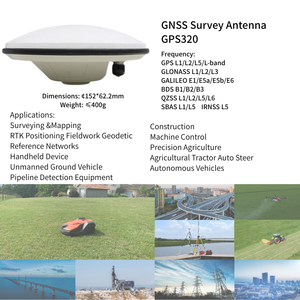 Harxon GPS320ความแม่นยำสูงเสาอากาศแบบ GNSS L5 L1 L2มีความแม่นยำสูงสำหรับเครื่องรับสัญญาณการสำรวจที่ดินการประยุกต์ใช้ RTK <span class=keywords><strong>GPS</strong></span> - Product Image 3