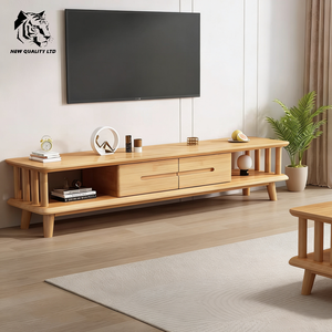 Venta Directa de Fábrica, Mejor Precio, Mueble de TV Moderno Europeo Personalizable de Madera para Sala de Estar, Dormitorio y Hogar - Product Image 3