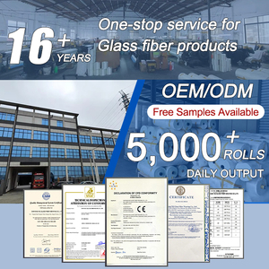 Nqfiber sợi thủy tinh lưới vải Kích thước 4*4mm 5*5mm 90g 120g <span class=keywords><strong>145g</strong></span> 160g kiềm kháng sợi thủy tinh lưới lưới cuộn cho thạch cao - Product Image 5