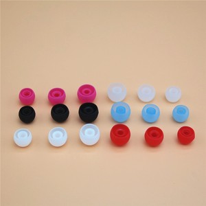 Bullet Shaped Silicone <b>Ear</b> Tips 3.8mm Inner Diameter Soft Earphone <b>Covers</b> Seven Colors For Headphones - Product Image 3