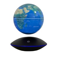 Globe terrestre à lévitation magnétique HCNT Factory avec lumière LED RGB, décoration d'intérieur, certifié CE/FCC, cadeau personnalisé pour la vente en gros