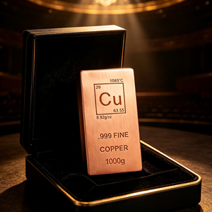 แท่งทองแดง 1 กก. แท่งทองแดงบริสุทธิ์สูง แท่งทองแดง 999 แท่งทองแดงไม่ผสมโลหะ - Product Image 3