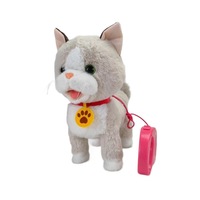 Jouet pour chien USB, grande taille, langue mobile, son de gueulade, interactif, pour jeunes, en peluche courte en polyester lesté
