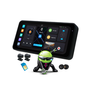 OEM de alta calidad M68Q 6,25 pulgadas portátil CarPlay motocicleta todo en uno Android Auto con doble vía 1080p 4GB + 64GB - Product Image 6