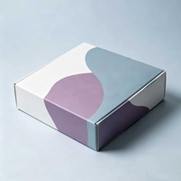 Cajas de Envío Minimalistas de Dos Tonos con Forma Abstracta para Cuidado de la Piel, Velas, Joyería, Regalos y Embalaje de Productos Aeronáuticos