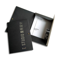 Carpeta de Presentación Personalizable de Papel Especial Premium, Multi-Tamaño, Multi-Material, para Documentos Empresariales, con Personalización de Marca