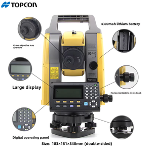 Estación Total GPS Topcon GTS-2002 IP66 con Aumento de 32X, Precisión Angular de 2'', Alcance para Prismas GM102, GM105, GM52 - Product Image 4