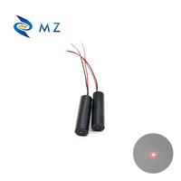 Módulo de Diodo Láser Rojo Compacto Mini D12mm 660nm 0.5mw 1mw 5mw 10mw 20mw 3V 5V 12V 24V para Posicionamiento en Máquinas Industriales