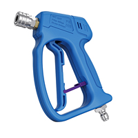 Pistolet de lavage haute pression pivotant 4500 PSI avec rotation fluide, prise 3/8 po, pistolet de lavage haute pression court avec coupleur 1/4 po