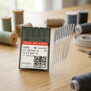 Agujas Originales Groz-Beckert UY 128 10 para Máquina de Coser Industrial y Bordar, UY128 Ultra Finas y Delicadas de Acero Inoxidable - Product Image 3