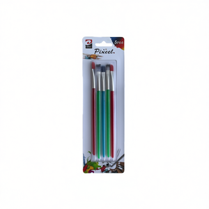 Mnj Paint Brush Set 5 Pcs Colorful Handles Art Painting Supplies - Product Image 1