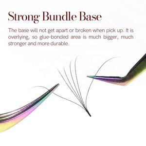 Ventas al por mayor Premium Lashes 3D 4D 5D 6D 7D <span class=keywords><strong>8D</strong></span> 10D Base puntiaguda Bandeja regular Ventiladores prefabricados - Product Image 6