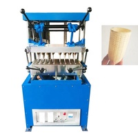 Machine à gaufres Machine à fabriquer des cornets de crème glacée Gaufrettes Biscuit Machine à fabriquer des cornets de glace