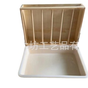 Mangeoire à foin en bois pour lapins, support à foin détachable, outil d'alimentation multi-combinaisons pour petits animaux - Product Image 4