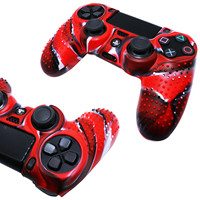 Étui de protection en silicone pour Sony Playstation 4 PS4 étui en caoutchouc souple antidérapant housse de contrôleur mince pour accessoires PS4