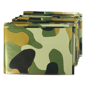 Manta de Emergencia de Camuflaje 2.1x1.3m, Portátil, Térmica, para Supervivencia, Camping y Uso en Exteriores - Product Image 5