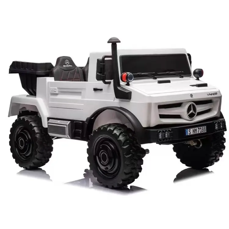 VIP Buddy New Mercedes-Benz EQG Baby bambino elettrico 12V bambini giro su auto con pneumatici in gomma giocattoli per ragazzi di 8 anni