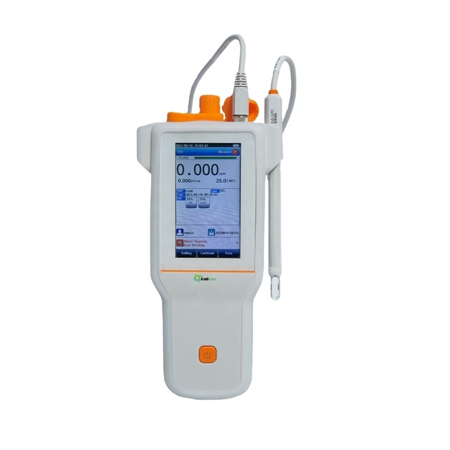 LABTEX Conductivity Meter Handheld Lab EC Resistivityr TDS  Sal. Temp Testing Analyzer Portable LCD Digital Mchince