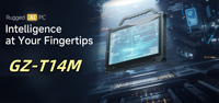 Tablette Durcie Industrielle 14 Pouces avec Processeur Intel i5/i7 ou Ultra 5/7 de 12e Génération, 16/32 Go de DDR5, Windows, Écran 1000 Nits, RS232, et Intelligence Artificielle