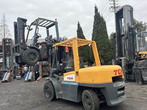 Used Hot Sale TCM komatsu heli mitsubishi 3/5/7/8/10/15/16 Ton Diesel Forklift truck for Retail Heavy Cargo <b>Handling</b> - Product Image 2