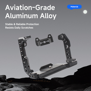 <span class=keywords><strong>Cage</strong></span> pour appareil photo portable en alliage d'aluminium RingTeam pour FX30/FX3 sans miroir - Protection photo et vidéo - Product Image 4