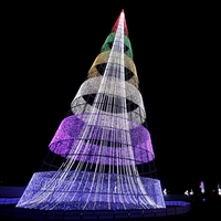 Guirlandes lumineuses LED étanches IP65, 5m, 10m, 15m, 20m, CRI 95, blanc chaud 2700K, pour les fêtes, la terrasse, Noël, les mariages