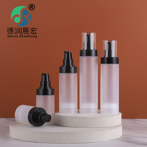 Flacon pompe givré en PP 20ml 50ml 120ml pour lotions et sérums – Idéal pour les kits de soins visage et de voyage - Product Image 3