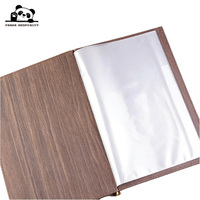 Porte-menu professionnel en cuir PU de qualité supérieure, couleurs et tailles personnalisables, remplacement facile des pages intérieures, impression possible