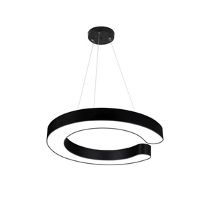 Modern Design Metal <b>Ring</b> LED Hanging Light Round Chandelier <b>Circle</b> Pendant with Onsite Metering Home Office Gym - Product Image 5