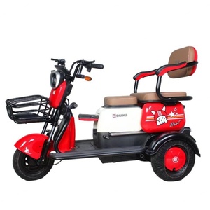 Tricycle électrique adulte à trois roues TH Chine, carrosserie ouverte, moteur sans balais 48V, certifié CEE, vitesse 35-45 km/h, siège passager, chargement - Product Image 2
