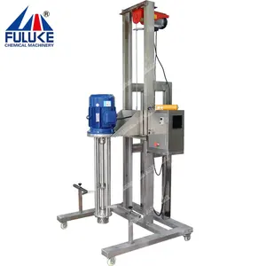 FULUKE SUS316 small goma milk homogenizer processing machine 10l digital homogenizer high shear 1000l emulsifying homogenizer