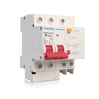 Disjoncteur différentiel série DZ47LE-63 2P/4P 16A-63A 6kA/10kA en cuivre, protection contre les fuites, les surcharges et les courts-circuits