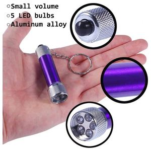 Linterna de Mano Promocional de 5 LED, Potente, de Aleación de Aluminio, Mini Linterna Electrónica, Llavero de Regalo con Logotipo Personalizado - Product Image 4