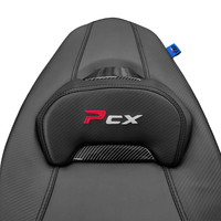 Siège de moto en cuir imperméable pour passager, coussin de siège solo pour moto 24PCX160, fourni par l'usine