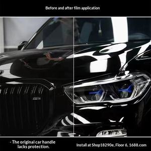 Film de changement de couleur de voiture complet en TPU noir brillant piano noir 7,5 mil d'épaisseur modèle Black <span class=keywords><strong>Samurai</strong></span> revêtement protecteur et de réparation - Product Image 4