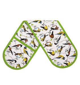 Custom Printed Double Oven Mitts Sublimation Blank Oven <b>Gloves</b> Made of Cotton - Product Image 1