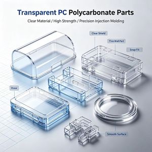 Moule d'injection personnalisé pour pièces en plastique PC transparent, service de fabrication de moules et d'outillage d'injection ABS PA - Product Image 4