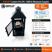 CAYLEY Lanterne et Réchaud de Camping Durable, Idéal pour Jardin, Patio, Cour Arrière, Camping et Utilisation Quotidienne en Extérieur
