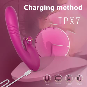 Vibrador Dildo, Juguetes Sexuales para Mujeres - Juguete Sexual Rosa con Vibradores de Punto G y 10 Modos de Succión - Product Image 4