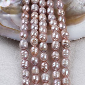 Collier de perles baroques naturelles de 2 à 10 m, produit semi-fini, perles irrégulières à forte brillance, perles dispersées pour matériel de bricolage - Product Image 3