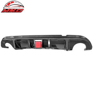 Difusor de Parachoques Trasero para Infiniti Q50 2014-2017, Labio con Impresión de Fibra de Carbono, Luz de Freno LED, Accesorios para Automóviles - Product Image 3