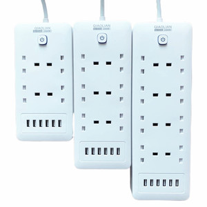 Ổ Cắm Dây Nối Dài Tiêu Chuẩn Anh Có Giắc USB Nhiều Ổ Cắm - Product Image 4