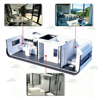 Cabaña Apple Cabin House Space Capsule, Casa Contenedor Expandible con Estructura de Aleación de Aluminio, Cabaña Prefabricada Lista para Instalar
