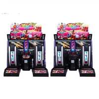 Simulateur de conduite pour deux joueurs, écran HD, jeu de course, machine de jeu de parc d'attractions, logo personnalisé, jeu d'arcade, simulateur à monnayeur