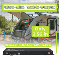 Baterai EJ Ultra Slim 230Ah LiFePO4 12V Sistem Ganda 100A/200A Discharge Bluetooth Deep Cycle Ute Tray 6000 Siklus Model