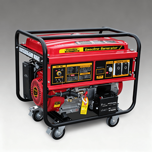 Generador de Corriente Alterna POWERAC PR8000-E de 7KW |   Alternador de Cobre Puro + AVR, Motor de 4 Tiempos, 25L, Interruptor de Circuito de Seguridad - Product Image 1